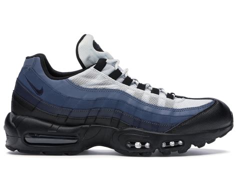 air max 95 navy blue and white